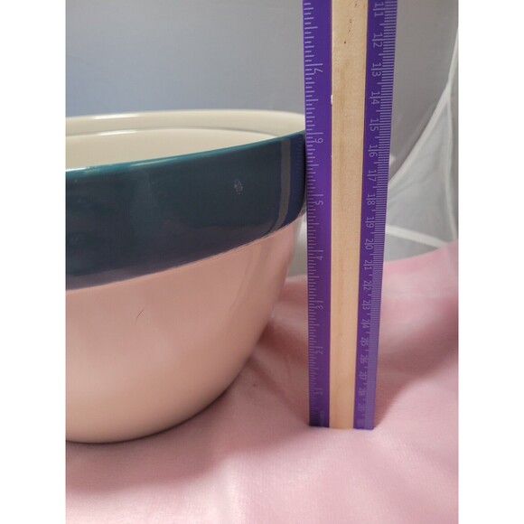 COPY - 4 Blue Rim Nesting Mixing Bowls Set Over & Back Inc. Indoor Outfitters P… - Picture 3 of 12